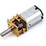 Jutagoss Mini Metal Gearwheel Micro Speed Reduction Motor 10mmx3mm Mini Gear Box Motor DC 12V 600RPM 1Pcs