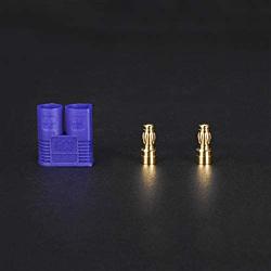 uxcell 3.5mm Bullets Connector Gold Plated EC3 Connector Plugs RC LIPO Battery ESC Motor DIY Parts Equipment End (Male) 2Sets