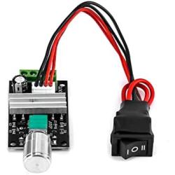 QWORK 80W 6V 12V 24V 28V 3A PWM Speed Control Reversible Switch Adjustable DC Motor Speed Controller 1203BB DC Motor Driver Commutation Reversing, 2 Packs