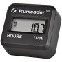 Runleader Digital Wireless Inductive Hour Meter, Mini Size Run Time Meter Waterproof Design for Chainsaw Generator Lawn Mower Motorcycle Dirt Bike Outboard and Other Gas Engine