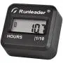 Runleader Digital Wireless Inductive Hour Meter, Mini Size Run Time Meter Waterproof Design for Chainsaw Generator Lawn Mower Motorcycle Dirt Bike Outboard and Other Gas Engine