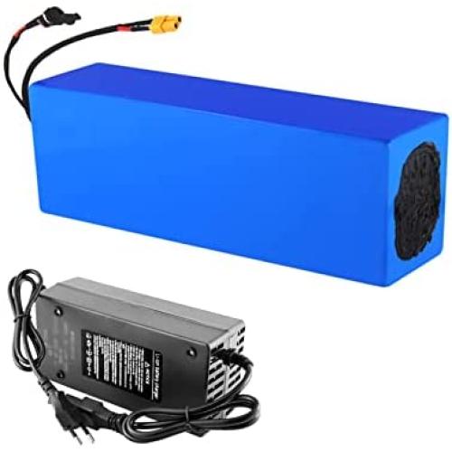 60V 20Ah E-Bike Lithium-Ion Battery, Rechargeable Replacement Battery Pack, Built-in 30A BMS + 60V 5A Charger, for 500W-2000W Motor