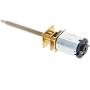 Jutagoss N20 Speed Reduction Gear Motor with M3x34mm Lead Screw Thread Shaft DC 3V 300RPM for DIY Mobile Robot,Smart Cars Project 1Pcs