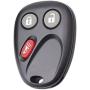 EXAUTOPONE LHJ011 Car Key Fob Keyless Control Entry Remote 3 Button Vehicles Replacement Compatible with Escalade Avalanche SSR Yukon XL H2 LHJ011 21997127(3 Btn-1Pcs)