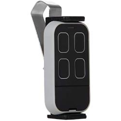 XIHADA Universal Garage Door Remote with Clip Universal Garage Door Opener Remote Universal Gate Remote Control Homelink Remote with Clip (Black with Brown )