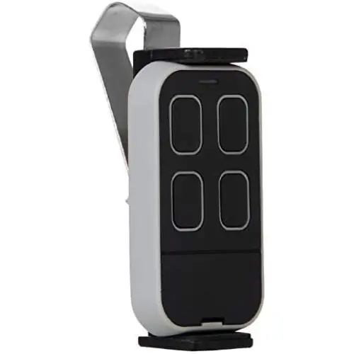 XIHADA Universal Garage Door Remote with Clip Universal Garage Door Opener Remote Universal Gate Remote Control Homelink Remote with Clip (Black with Brown )
