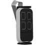 XIHADA Universal Garage Door Remote with Clip Universal Garage Door Opener Remote Universal Gate Remote Control Homelink Remote with Clip (Black with Brown )