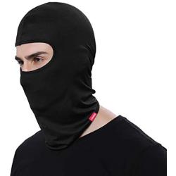 Balaclava Face Mask, 2 Pack Lightweight Motorcycle Black Warmer Ski Mask for Men Bandana