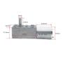 FTVOGUE DC Motor 12V High Torque Worm Geared Motor Reduction Motor with Encoder Srong Self-Locking (100RPM)