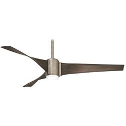 Minka-Aire F832L-VI Triple 60 Inch Ceiling Fan with Integrated LED Light and DC Motor in Vintage Iron Finish
