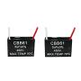 2PCS 450v 5Uf CBB61 Ceiling Fan Motor Running Capacitor 2 Wire 50/60 Hz