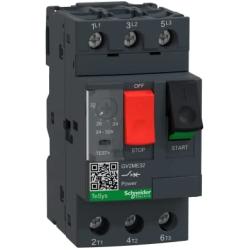 Schneider Electric Manual Motor Starter, Button, 24-32A, 1P (GV2ME32)