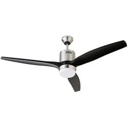 Nocolliny 52” 3 Blade Ceiling Fan with Dimmable LED, Reversible Motor and 3 Speed Settings, Remote Control