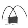 uxcell Ceiling Fan Capacitor CBB61 1uF 250V AC 2 Wires Metallized Polypropylene Film Capacitor 36x23x12mm for Electric Fan Pump Motor Generator 5Pcs