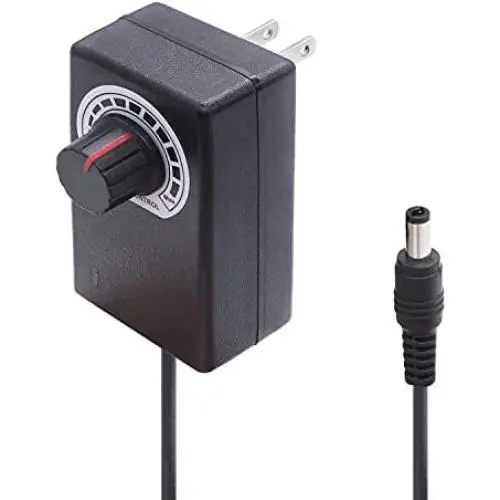 TWTADE Adjustable Power Adapter Transformer Variable 100-240V to DC 3-12V 0.2-2A for Control Motor,Fan,led Light etc. I-059