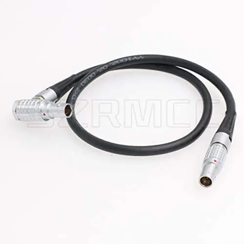 SZRMCC Right Angle 1B 6 Pin Male to 0B 7 Pin Male Power Cable for DJI-Ronin 2 Gimbal Stabilizer to-Tilta-Nucleus-M Wireless Focus Motor