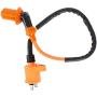 QAZAKY Performance Ignition Coil for GY6 50cc - 90cc 110cc 125cc 150cc 4-stroke Engine Motorcycle Scooter ATV Go Kart Moped Quad Pit Dirt Racing Bike QMJ157 QMI157 QMJ152 QMI152 Roketa Sunl Baja Kymco
