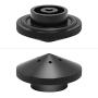 Saihisday Eliminator Prop Nut Weedless Trolling Motor Prop Nut GFEL-MKS-BK-DP Replacement for MinnKota 35-70 lb Models(Black)