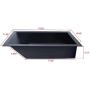 Extreme Max 3005.3874 Universal Recessed Trolling Motor Foot-Control Tray