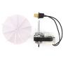 SM550 Universal Bathroom Vent Fan Ventilator Motor, Replacement Electric Motor Kit with Fan 50 CFM For Broan Nutone 65100 C01575