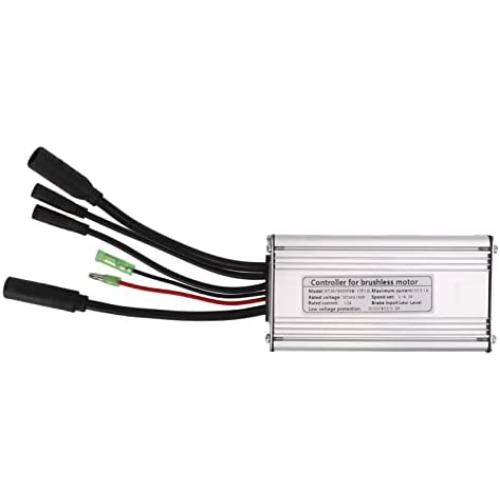 Vifemify Bike Brushless Controller,36V/48V 25A Sine Wave Controller Waterproof Electric Brushless Motor Speed Controller with Light Line for 750W Motor
