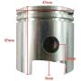 Sthus Cylinder&Piston&Pin Clips Wrist&Gasket Set Fit 80cc Motorized Bicycle Bike Motor