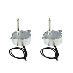 CONQUERALL 2PCS Small Synchronous Motor TYC40 12V 5RPM AC Shaft 35mm for Christmas Tree Desktop Christmas Tree Decorative Colored Lights LED Light School Project