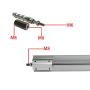 JQDML Cycling Reciprocating Linear Actuator Motor 24V 30-150MM 1.18-6