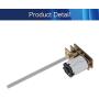 Jutagoss 1Pcs Gear Motor Thread Flip N20 Speed Reduction Moto M3x55mm DC 6V 600RPM Lead Screw Thread Output Shaft for Lifts Landing Gear