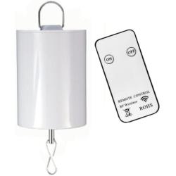 LjlifArt Hanging Display Motor W/ Remote Battery Operated 10 RPM Rotating Motor for Wind Spinner Mobile Yard Decor Hanging Ornaments Garden Sculptures-Low Speed