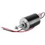 YaeGarden 12V 30W High Speed CW/CCW Permanent Magnet DC Motor Electric Micro Speed Reduction Geared Motor For DIY Generator (DC 12V 3000RPM)