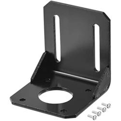 MECCANIXITY Motor Bracket Motor Mounting Holder 53x50x51mm Black for 42mm NEMA 17 Stepper Motor with Screws