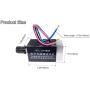 DC Motor Speed Controller Universal 12V 24V 10A Electronic Stepless DC Speed Controller Rotary Switch for Car Truck Fan Heater Control Regulator 3Pack