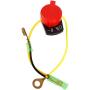 QAZAKY On/Off Engine Stop Kill Switch Control Compatible with GX110 GX120 GX160 GX200 GX240 GX270 GX340 GX390 ED1000 EZ1400 EG1400 EG1000 EZ2500 EZ3500 EZ5000 WT30XK4 WT40XK3 CC4033 26A-BPH3710