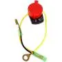 QAZAKY On/Off Engine Stop Kill Switch Control Compatible with GX110 GX120 GX160 GX200 GX240 GX270 GX340 GX390 ED1000 EZ1400 EG1400 EG1000 EZ2500 EZ3500 EZ5000 WT30XK4 WT40XK3 CC4033 26A-BPH3710