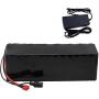 Grideto 48V Electric Bicycle Battery,Ebike Battery Pack,18650 Battery Pack, 13S4P 48V Bicycle Lithium Battery, with BMS and Charger,250~1000W Motor