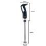 Li Bai Commercial Immersion Blender 20 Heavy Duty Hand Blender For Home Restaurant Hand Emersion Blenders Electric Stick Blender with Speed Control 500W Motor Removable Shaft 2500rpm to 15000rpm