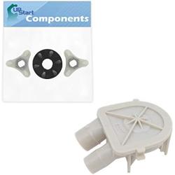 3363394 Washing Machine Pump & 285753A Washer Motor Coupler Replacement for Kenmore/Sears 11024422300 Washer - Compatible with WP3363394 Water Pump Assembly & 285753A Motor Coupling Kit