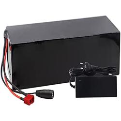 Wnicek 48V E-Bike Lithium Battery Pack, 20000mAh 13S 8P Battery for Motor Within 1200W for Electric Tricycles Cross Country Bikes Electric Motorcycles with 50A BMS and Charger