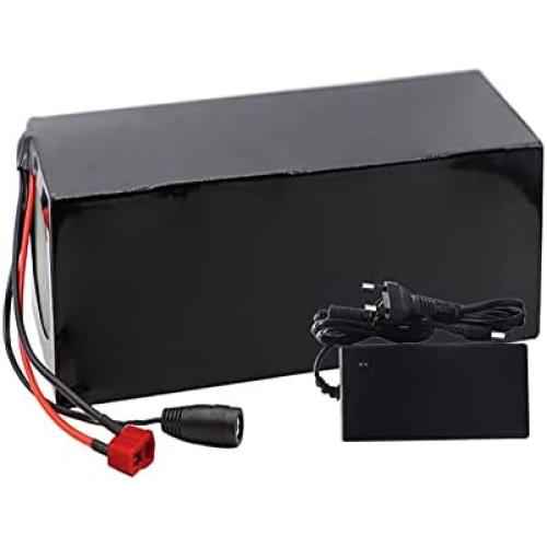 Wnicek 48V E-Bike Lithium Battery Pack, 20000mAh 13S 8P Battery for Motor Within 1200W for Electric Tricycles Cross Country Bikes Electric Motorcycles with 50A BMS and Charger