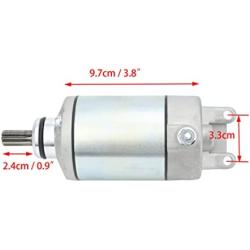 Starter Motor Fits for Artic Cat for Kawasaki for Suzuki DVX 400 04-08/KFX400 KLX400R 03-04 off-Road/DR-Z400E 00-07 Quadsport LT-Z400 21163-S004 410-54064 3445-033 31100-29F00