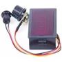KNACRO 6V 12V 24V Digital Display LED DC Motor Speed Controller PWM Stepless Speed Control Switch HHO Driver - Black CCM5D