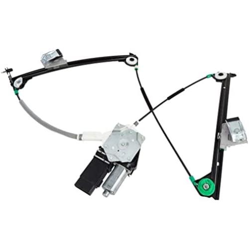 GM Genuine Parts 22895755 Front Driver Side Window Regulator with Motor , Black