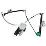 GM Genuine Parts 22895755 Front Driver Side Window Regulator with Motor , Black