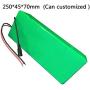Jieoto Ebike Battery 48V 6Ah Lithium-ion Electric Bicycles Battery Waterproof PVC Battery Pack with BMS and Charger for 200W 250W 350W 500W Motor