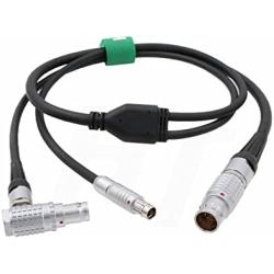 HangTon Digital Motor Run Power Cable for Preston Digital Micro Force to Alexa Camera DM4X DM2 Digital Motor, 14-pin RS 3 pin 7-pin 90cm