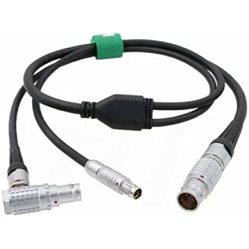 HangTon Digital Motor Run Power Cable for Preston Digital Micro Force to Alexa Camera DM4X DM2 Digital Motor, 14-pin RS 3 pin 7-pin 90cm