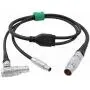 HangTon Digital Motor Run Power Cable for Preston Digital Micro Force to Alexa Camera DM4X DM2 Digital Motor, 14-pin RS 3 pin 7-pin 90cm