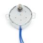 Synchronous Motor, 1Pc AC 100-127V 4W Electric Motor 50Hz 60Hz CCW CW Geared Motor for Electric Fan Ventilation Mechanism, Heater(0.8-1RPM)