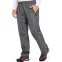Rain Pants Men, Waterproof Pants Mens Fishing Pants, Work Rain Gear Pants for Men Motorcycle Hiking Outdoor Windproof Golf